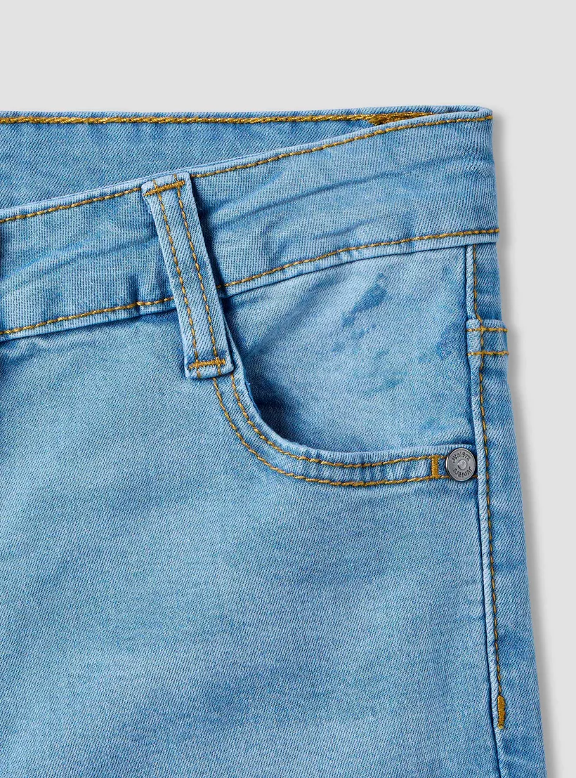 Juniors Girls' Slim Fit Jeans-3