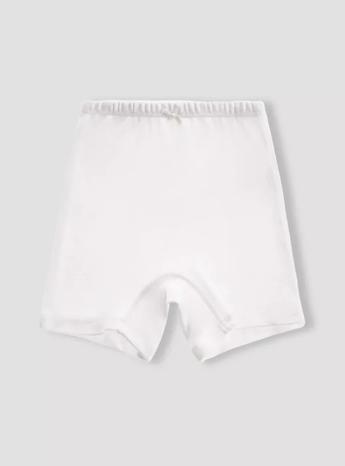 Juniors Plain Shorts with Elasticised Waistband - Set of 5-2