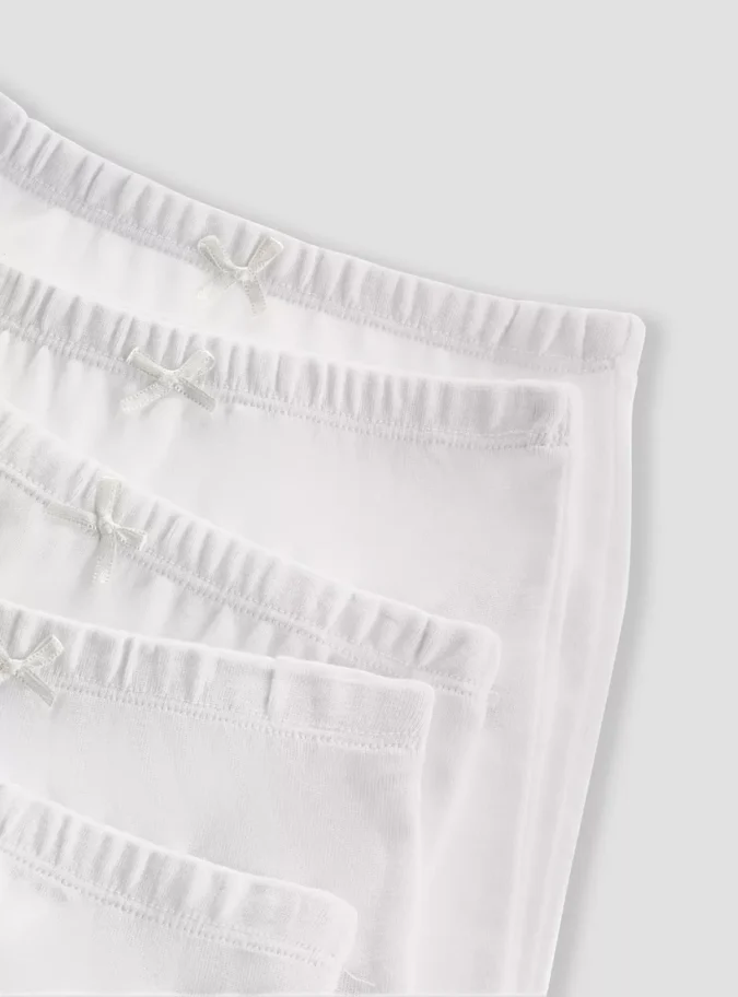 Juniors Plain Shorts with Elasticised Waistband - Set of 5-3