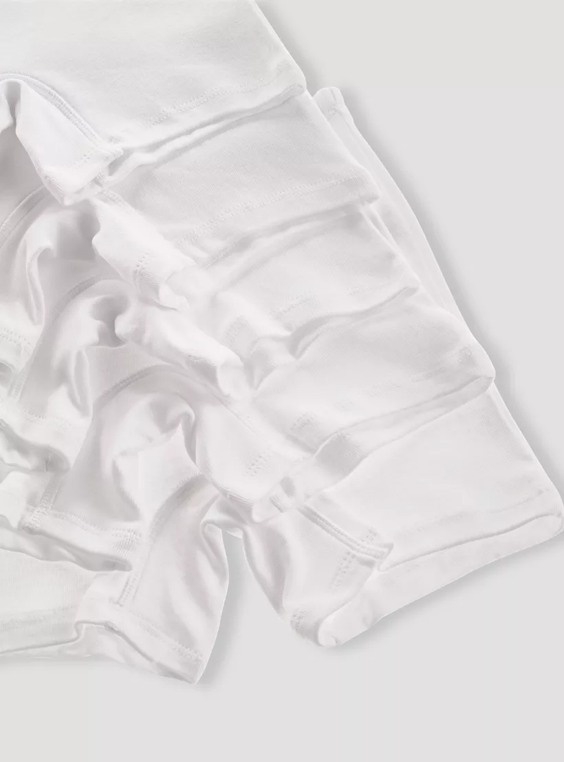 Juniors Plain Shorts with Elasticised Waistband - Set of 5-4