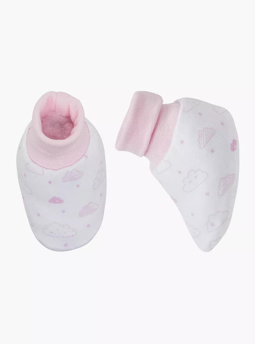 Juniors Printed Booties - Set of 2-3