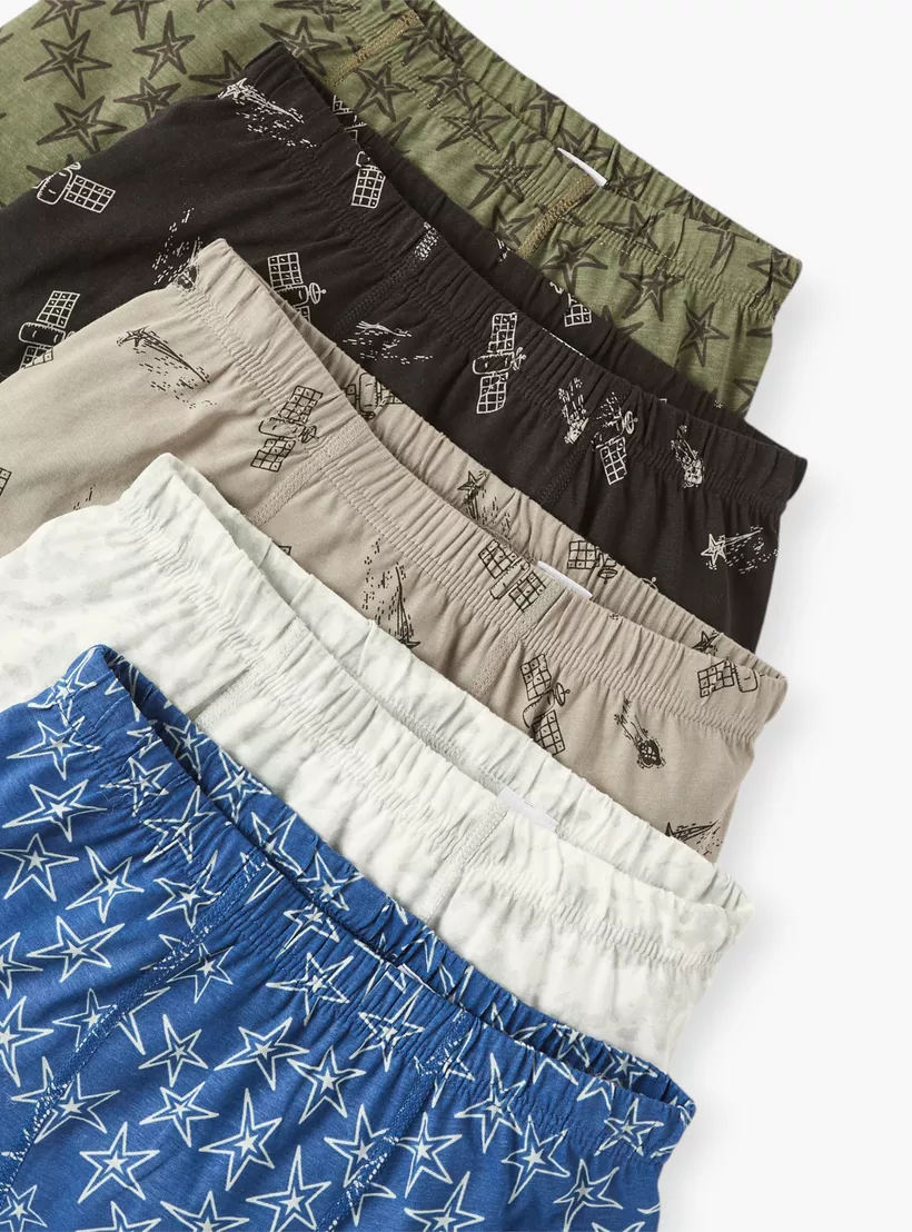 Juniors Printed Boxer Briefs - Set of 5 -3
