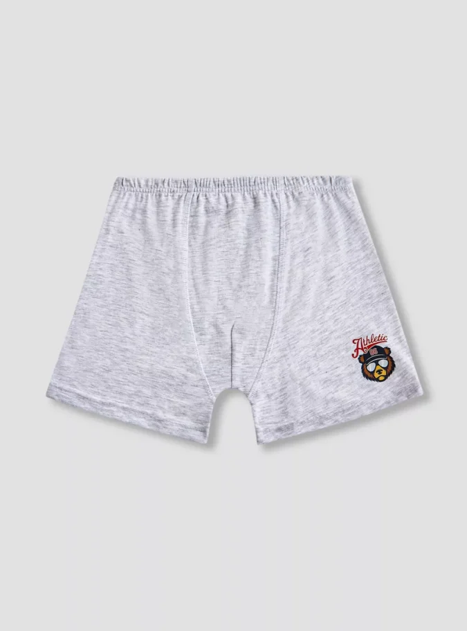 Juniors Printed Boxers with Elasticated Waistband - Set of 5-4