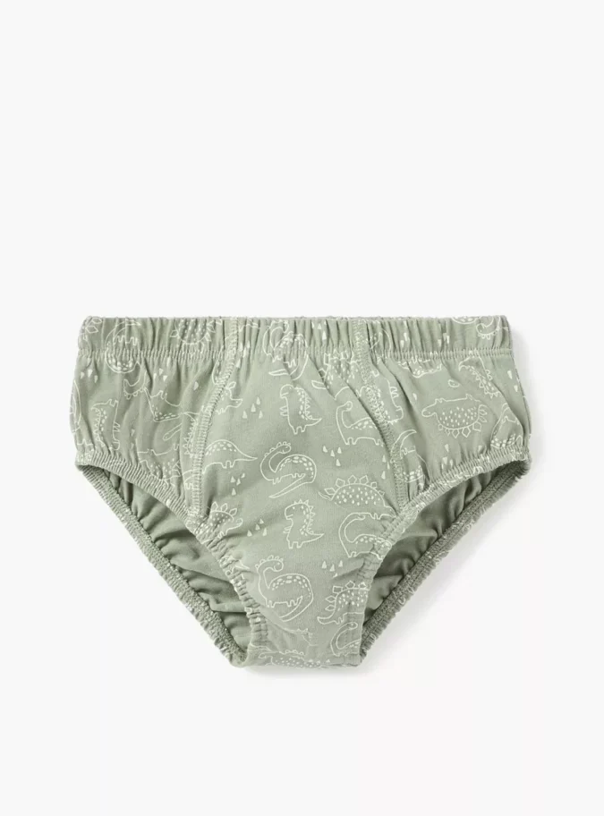 Juniors Printed Briefs with Elasticated Waistband - Set of 7-2