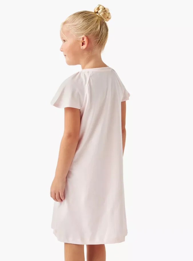 Juniors Printed Night Dress with Short Sleeves - Set of 2-4