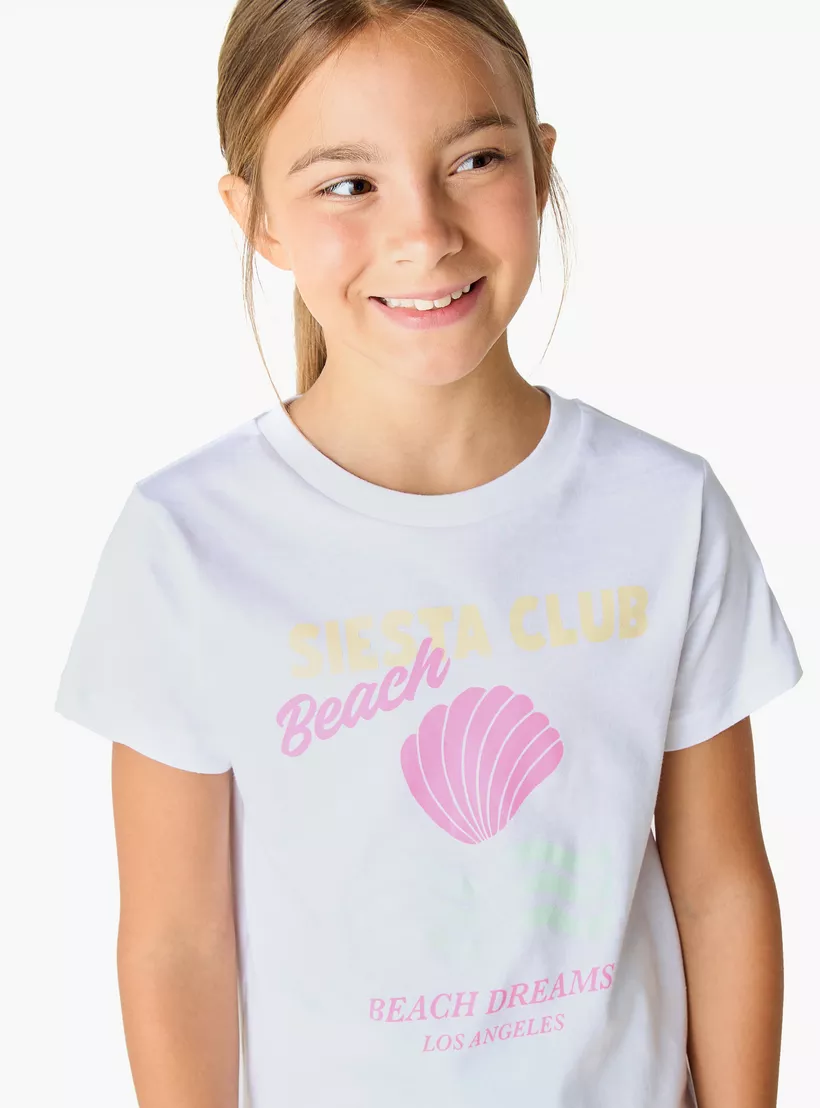 Juniors Printed T-shirts and Pyjamas - Set of 3-3