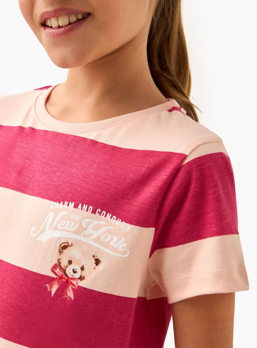 Juniors Printed T-shirts and Pyjamas - Set of 3-4