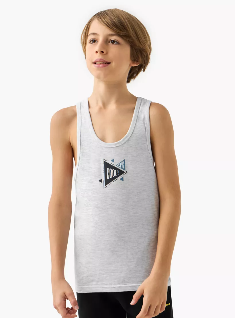 Juniors Printed Vest - Set of 3 -2