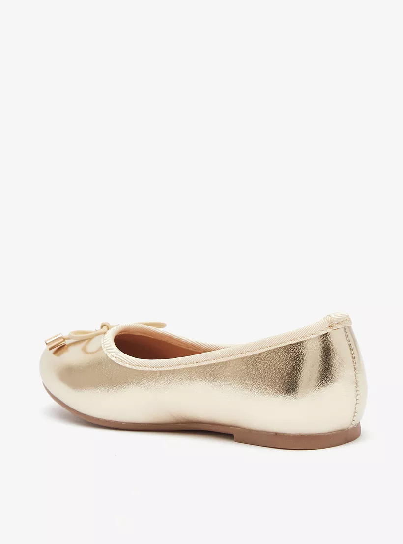 Juniors Round Toe Ballerina Shoes with Cushioning3