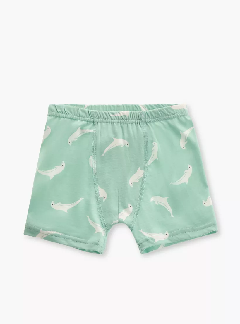 Juniors Sea Animal Print Boxer Briefs - Set of 7-3