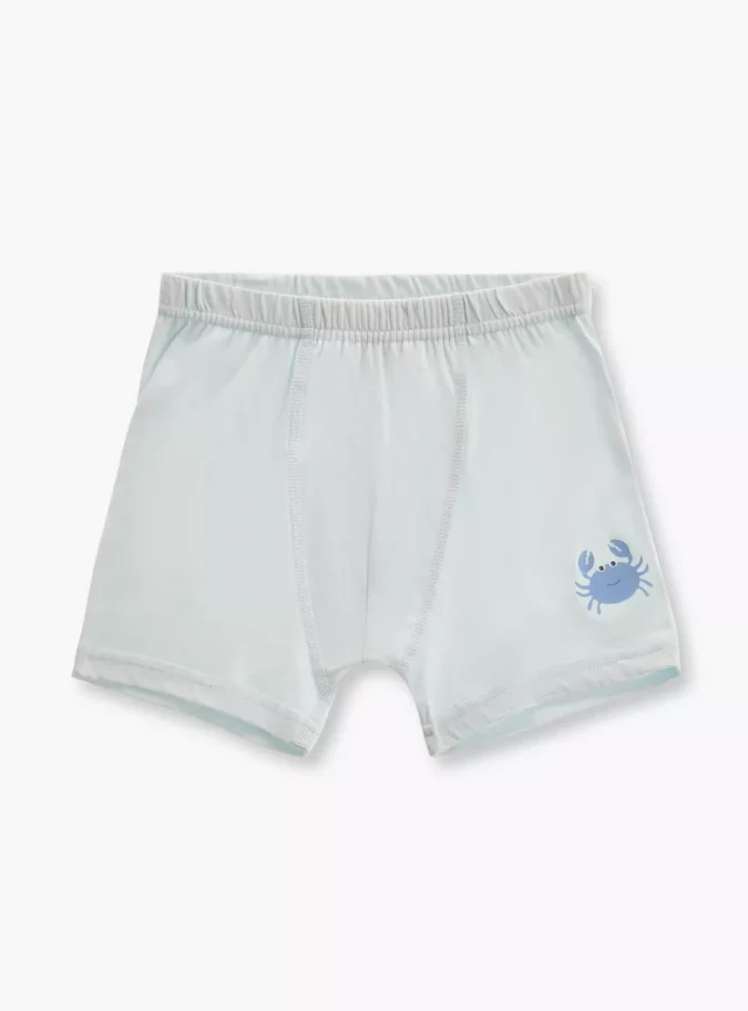 Juniors Sea Animal Print Boxer Briefs - Set of 7-4