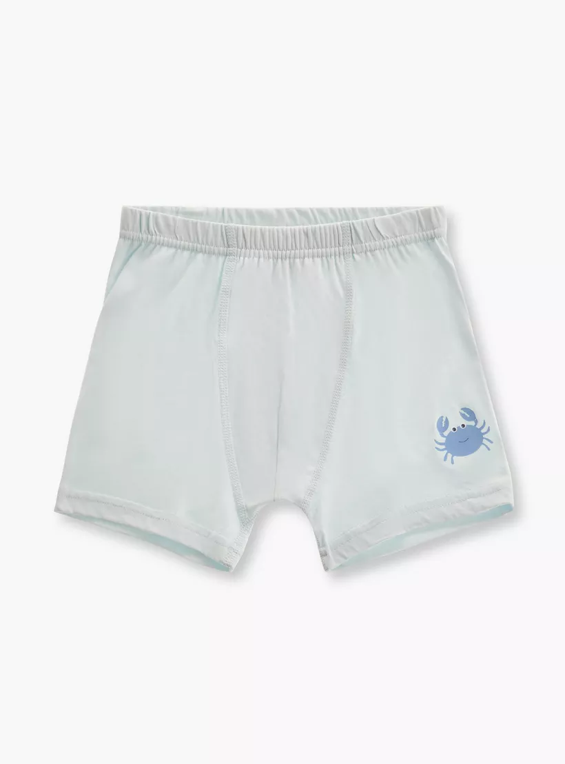Juniors Sea Animal Print Boxer Briefs - Set of 7-4