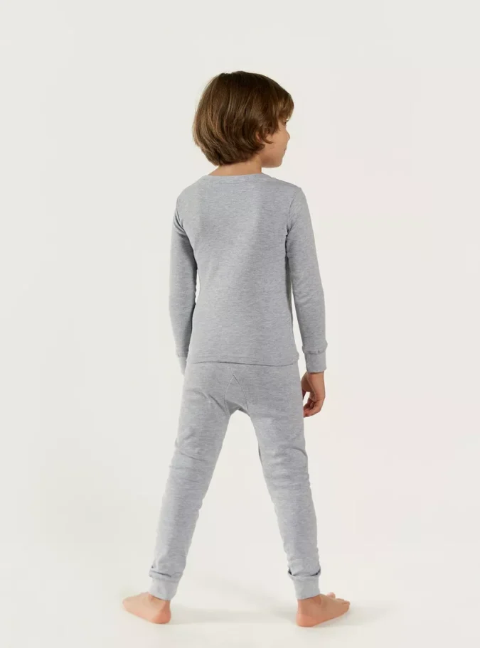 Juniors Solid 2-Piece Thermal Set-4