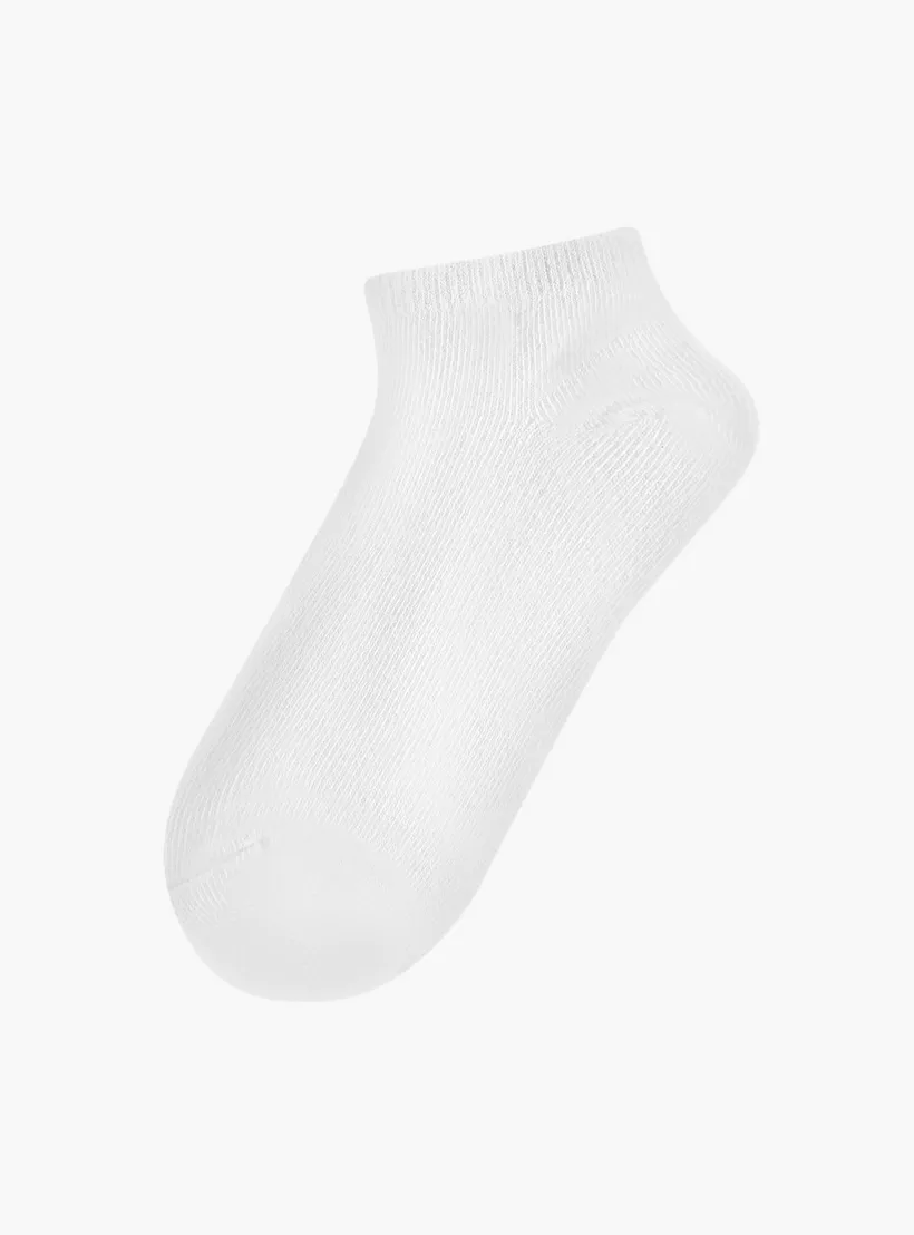 Juniors Solid Ankle Socks - Set of 3-2