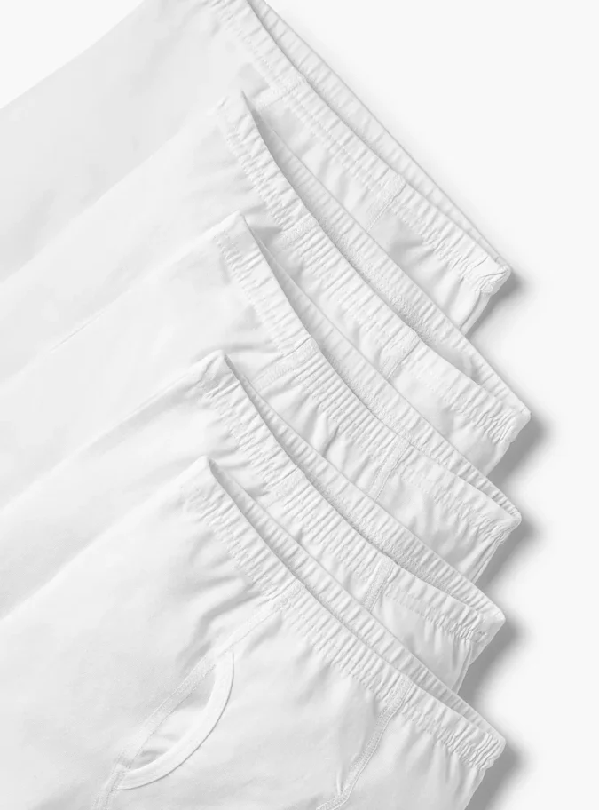 Juniors Solid Boxers with Elasticised Waistband - Set of 5-3