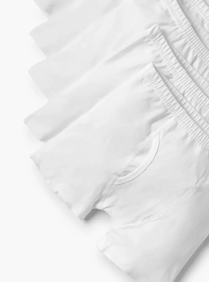 Juniors Solid Boxers with Elasticised Waistband - Set of 5-4