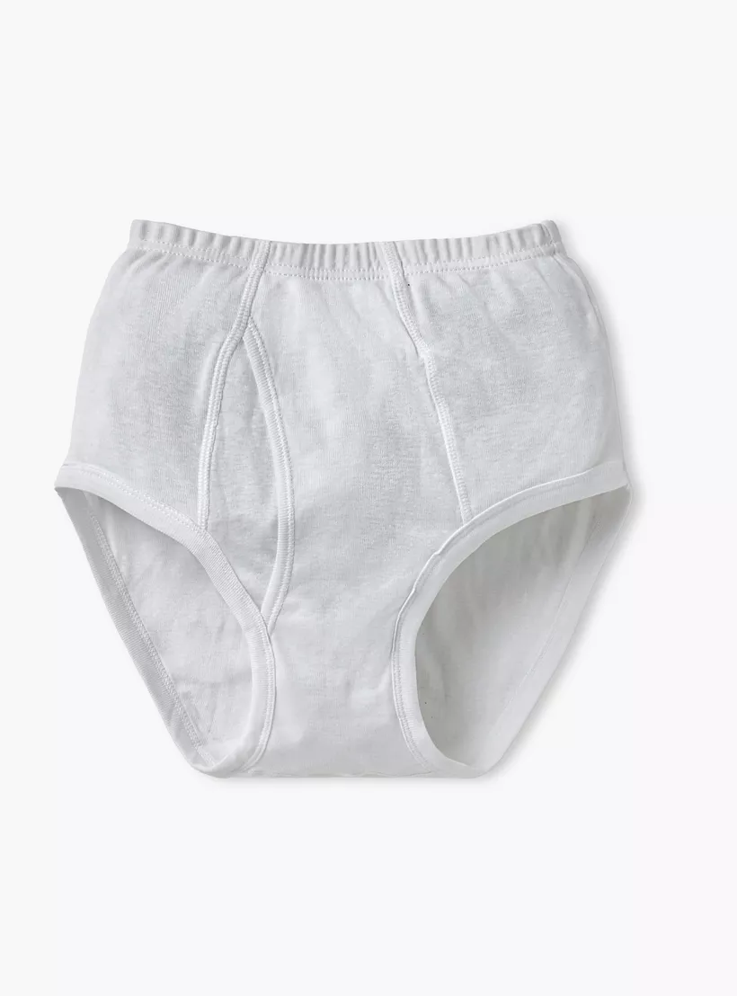 Juniors Solid Breifs with Elasticised Waistband - Set of 5-2