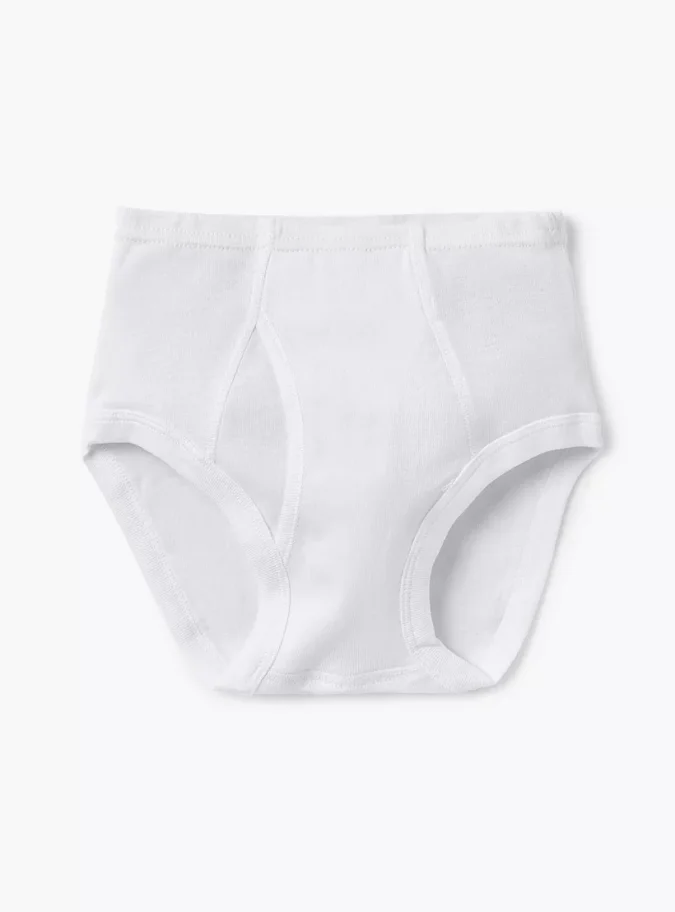 Juniors Solid Briefs with Elasticised Waistband - Set of 5-2