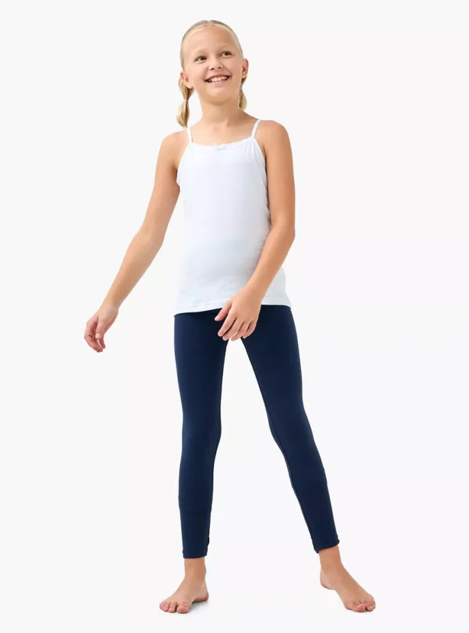 Juniors Solid Camisole with Scallop Trim and Bow Detail - Set of 5-2