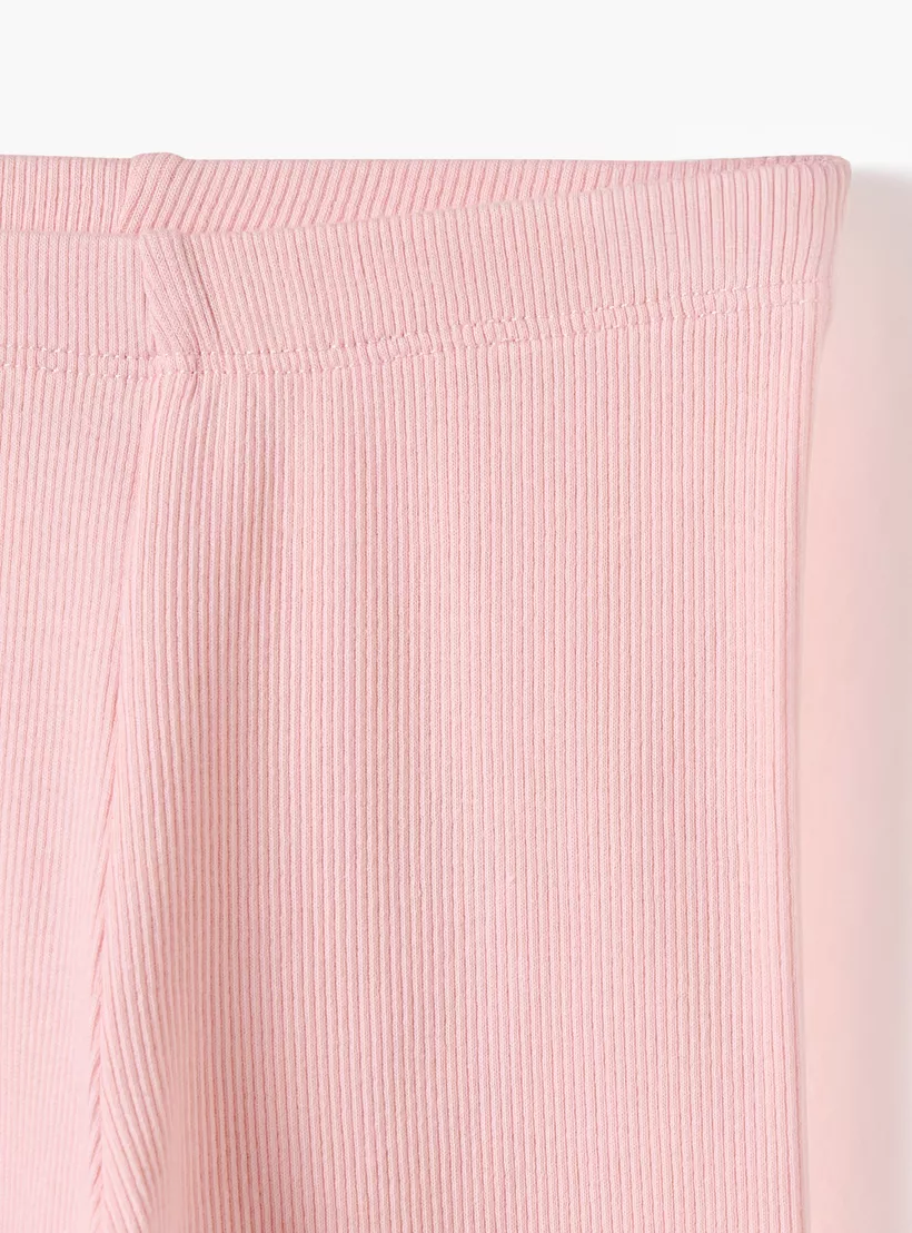 Juniors Solid Leggings with Elasticated Waist - Set of 2-4