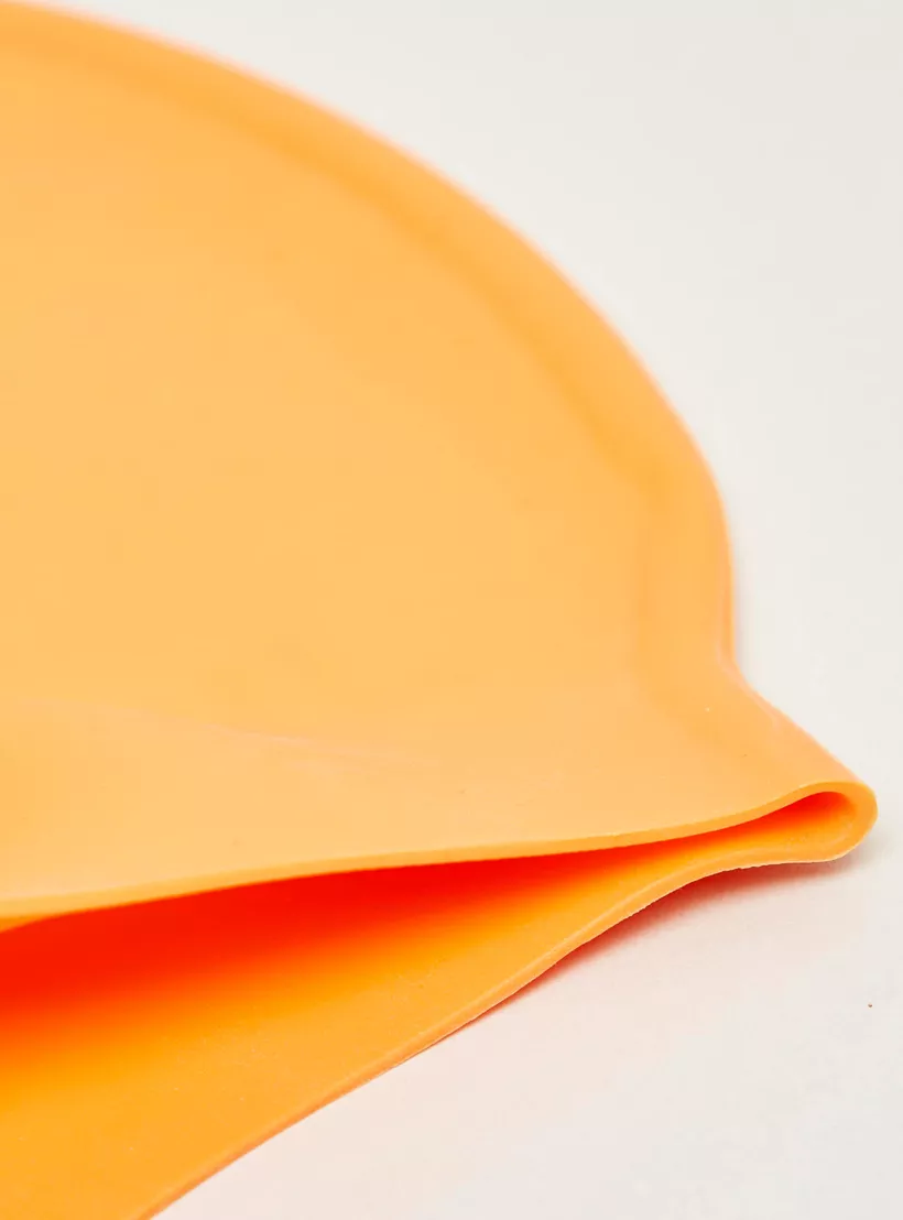 Juniors Solid Swimming Cap-4