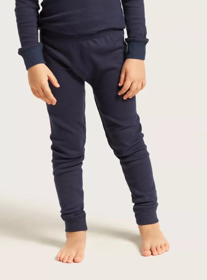 Juniors Solid Thermals Set-4