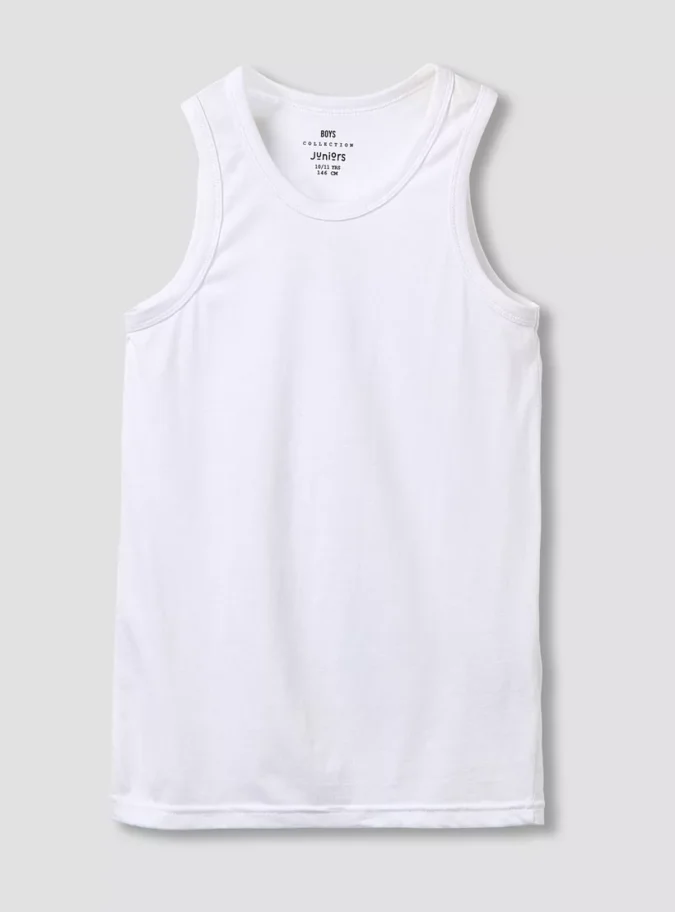 Juniors Solid Vest - Set of 3 -2