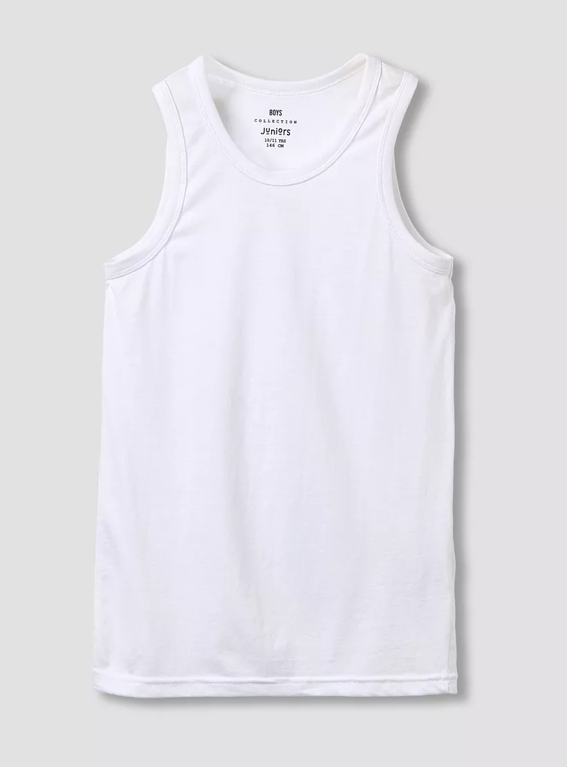 Juniors Solid Vest - Set of 3 -2