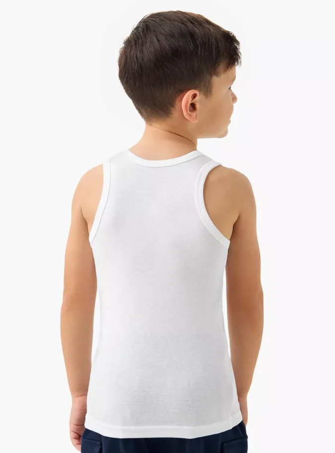 Juniors Solid Vest - Set of 3-3