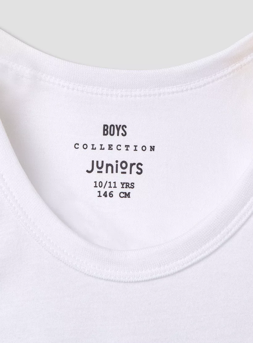 Juniors Solid Vest - Set of 3 -3