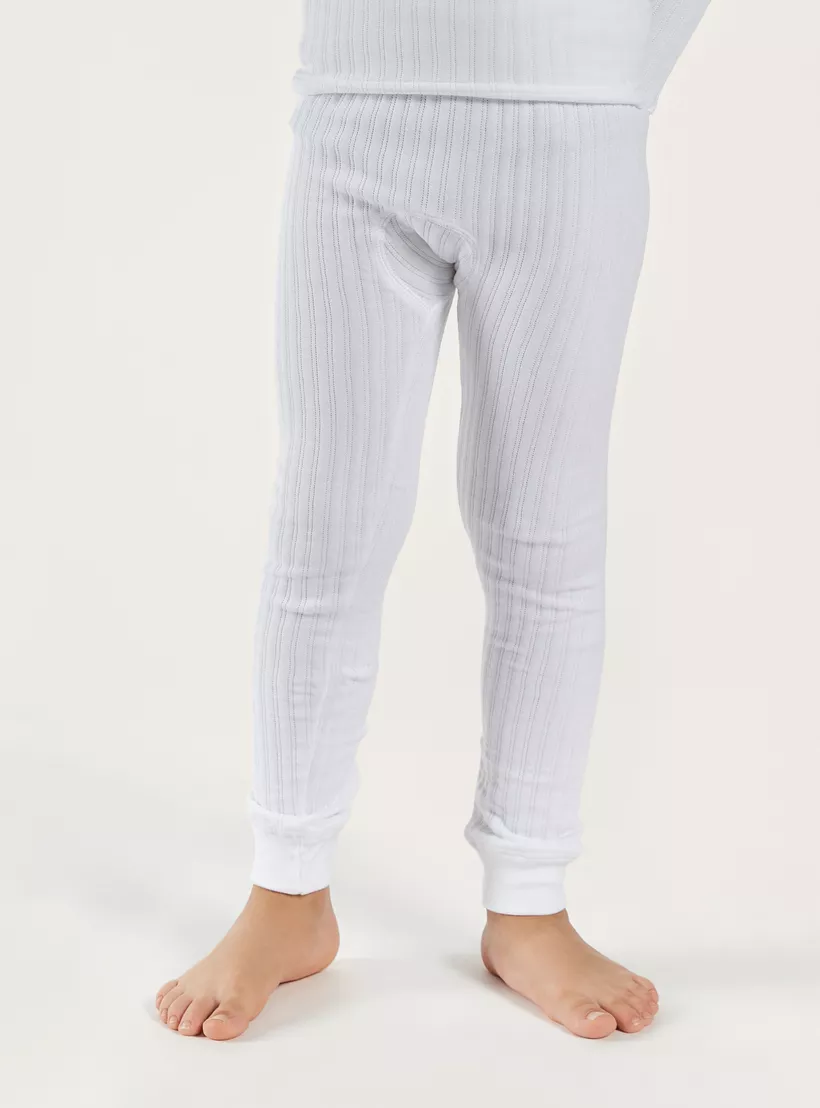 Juniors Textured Long Sleeves T-shirt with Full Length Jog Pants-4
