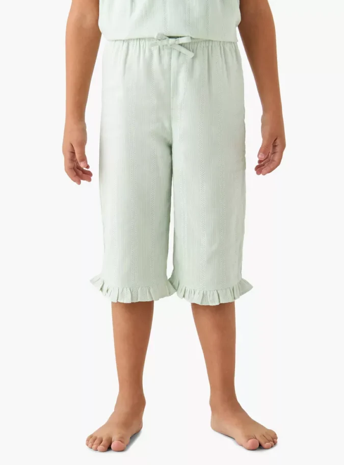 Juniors Textured Sleeveless Top and Pyjama Set-3