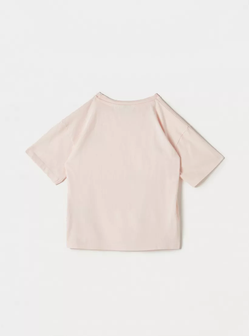 Juniors Varsity Print T-shirt with Crew Neck and Short Sleeves-4