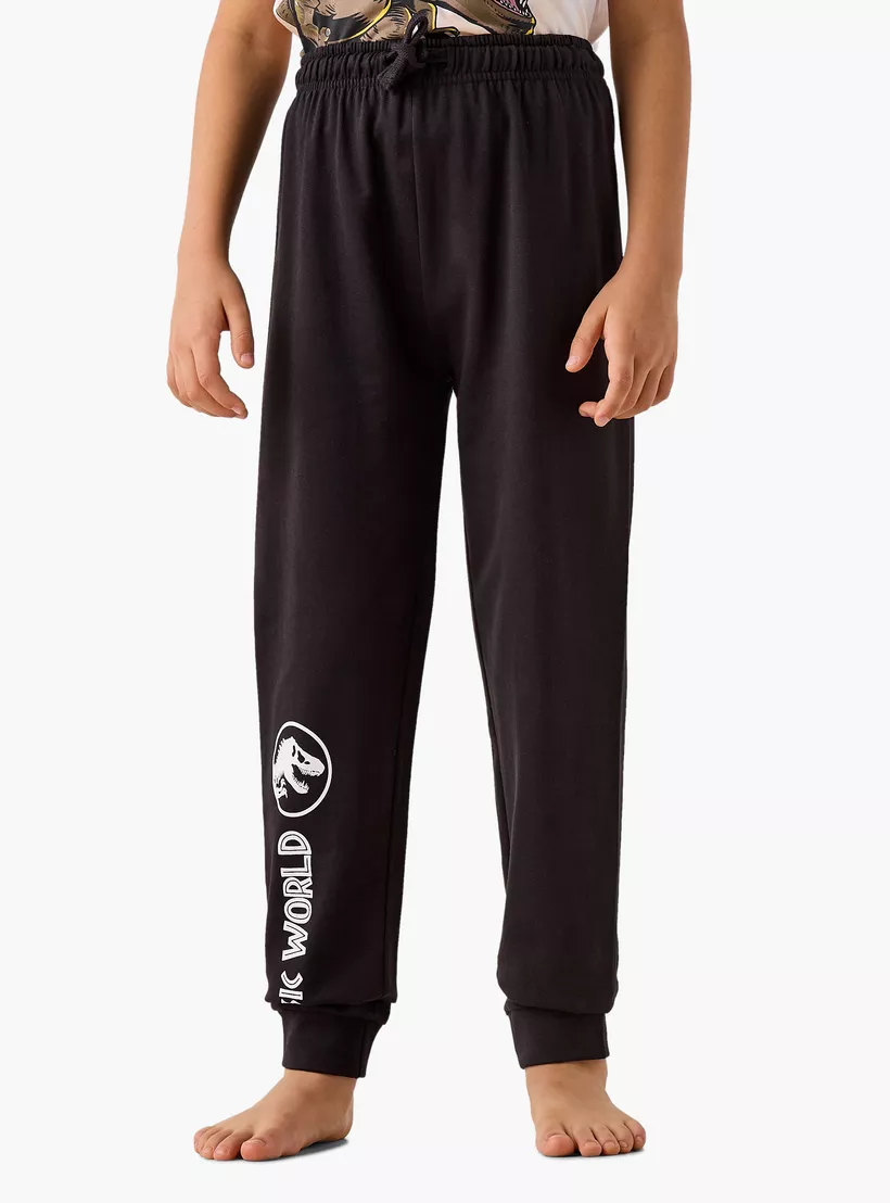 Jurassic World Print T-shirt and Pyjama Set-3