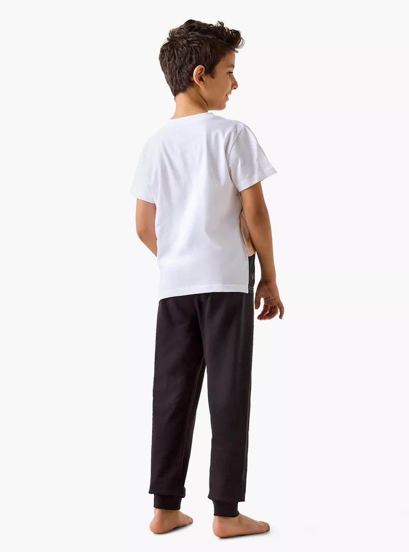 Jurassic World Print T-shirt and Pyjama Set-4