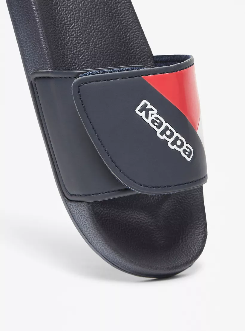 Kappa Boys' Panelled Slip-On Slide Slippers-3