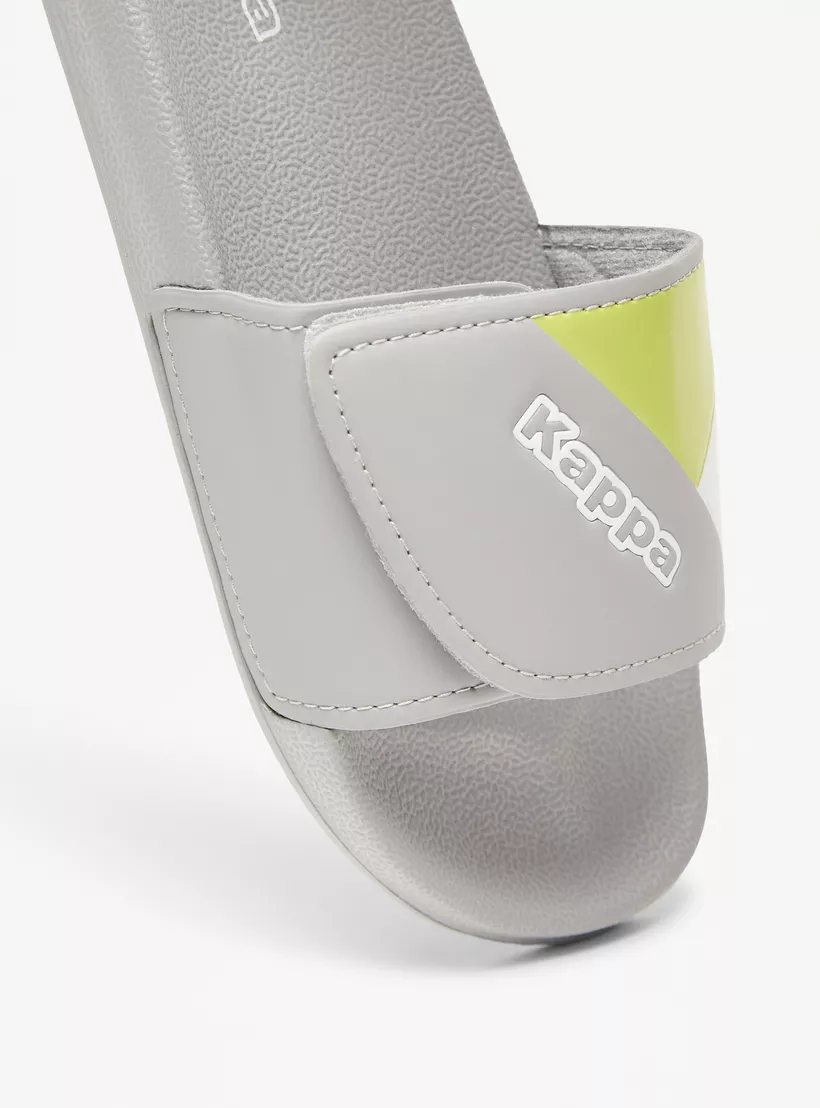 Kappa Boys' Panelled Slip-On Slide Slippers-3