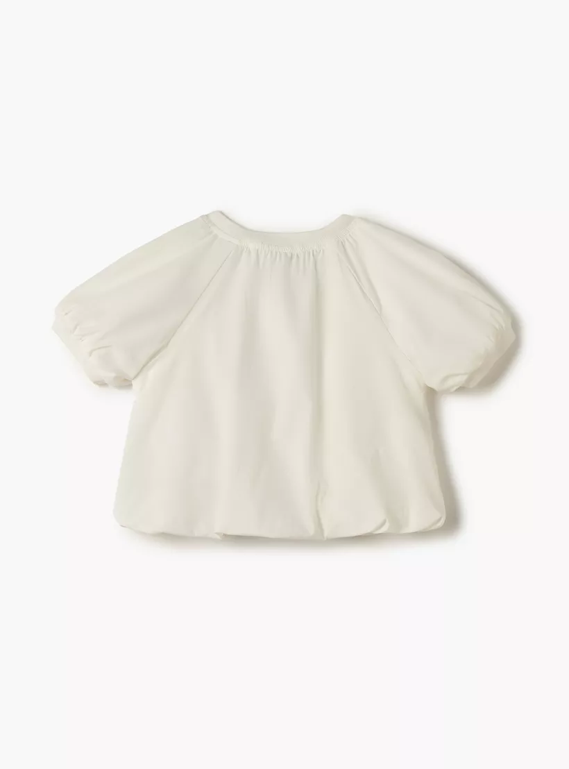 Kappa Logo Detail Balloon T-shirt with Raglan Sleeves-2