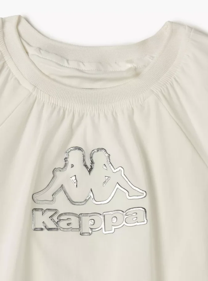 Kappa Logo Detail Balloon T-shirt with Raglan Sleeves-3