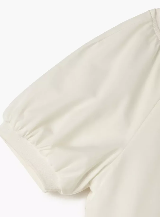 Kappa Logo Detail Balloon T-shirt with Raglan Sleeves-4