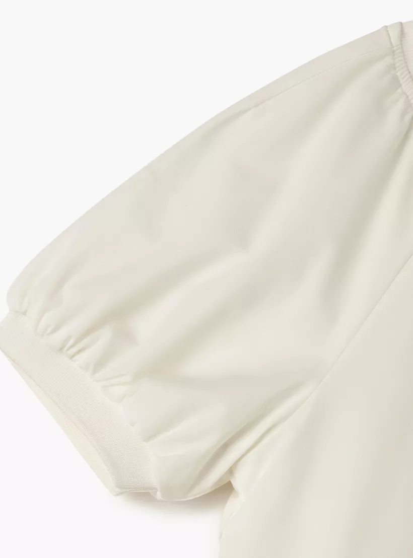 Kappa Logo Detail Balloon T-shirt with Raglan Sleeves-4