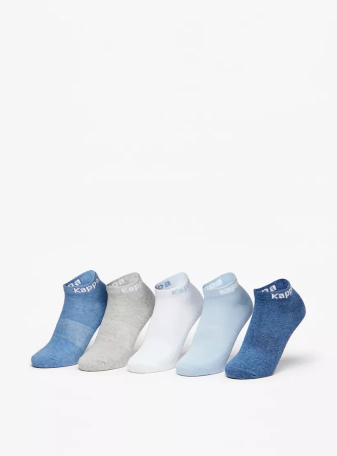 Kappa Solid Ankle Length Sports Socks - Set of 5-1