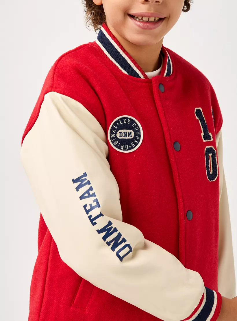 Lee Cooper Applique Detail Button Through Jacket with Pockets-4