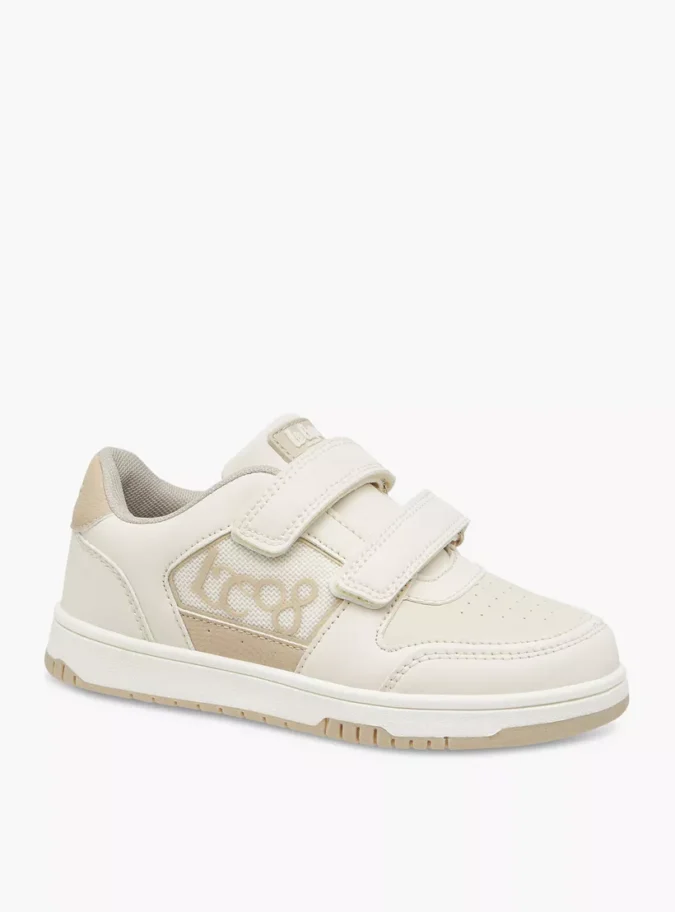 Lee Cooper Kids' Logo Applique Sneakers with Hook and Loop Closure2