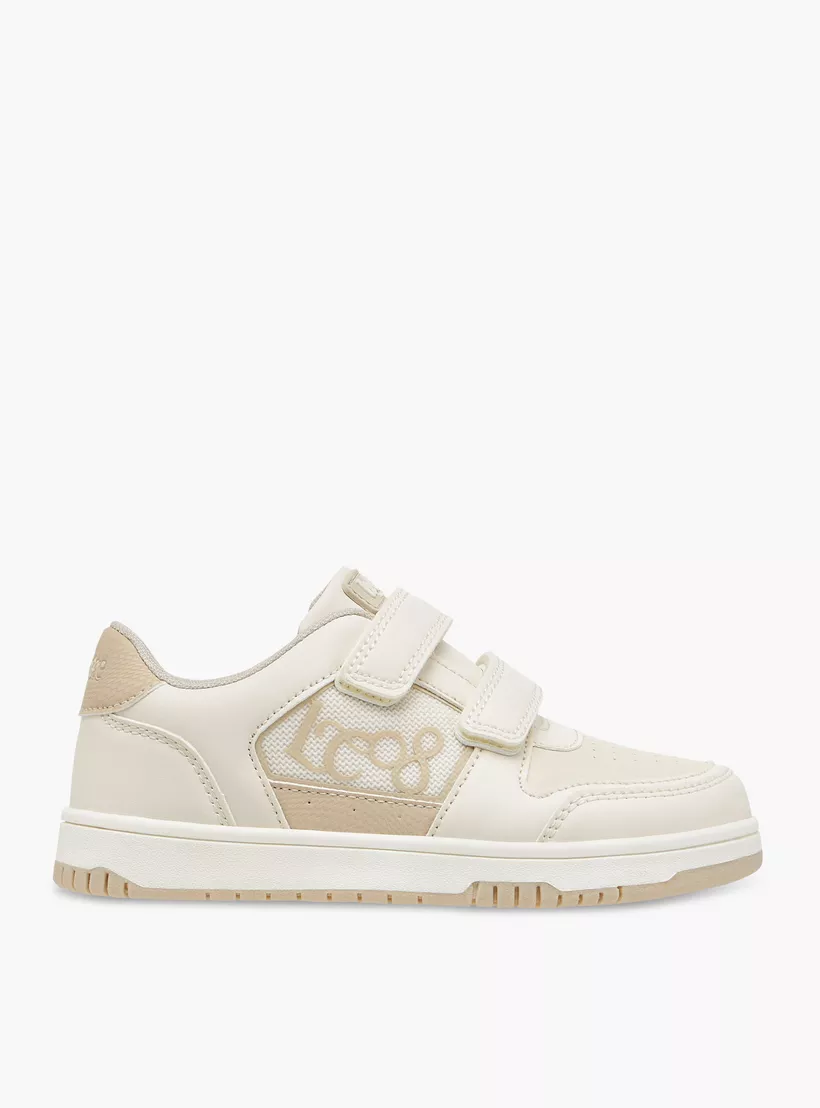 Lee Cooper Kids' Logo Applique Sneakers with Hook and Loop Closure3