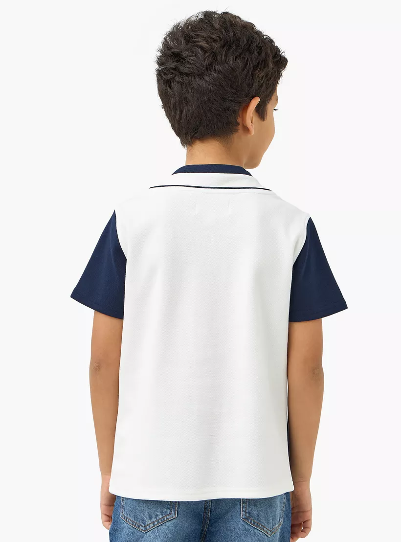 Lee Cooper Logo Detail Shirt with Short Sleeves-2