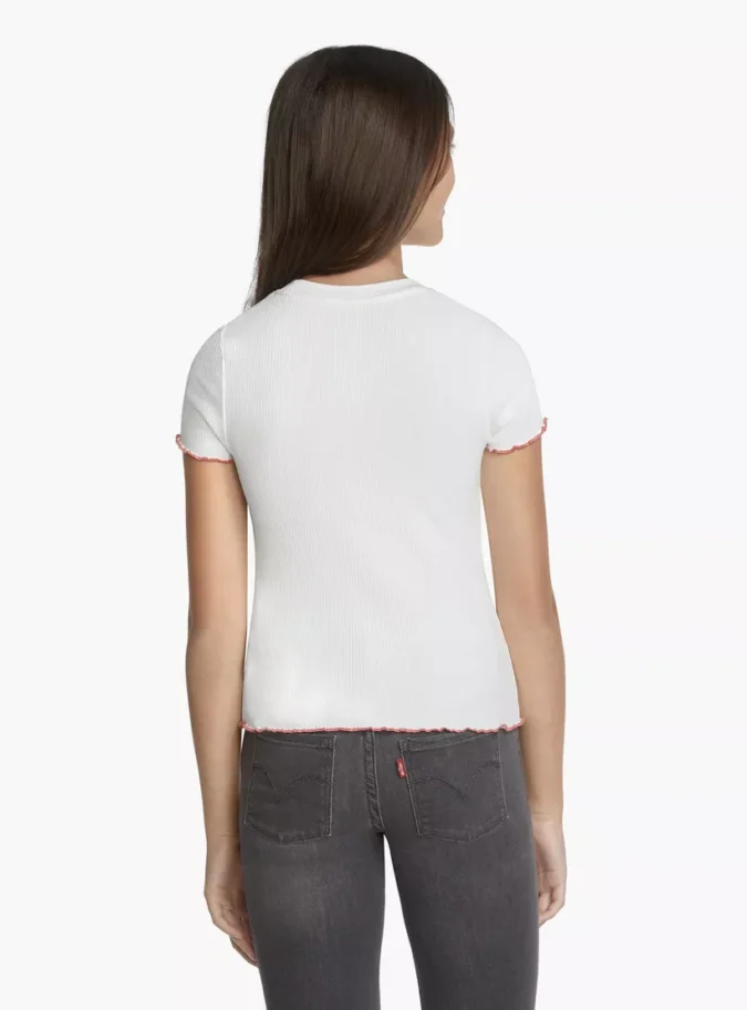 Levi’s Ribbed T-shirt with Short Sleeves-3