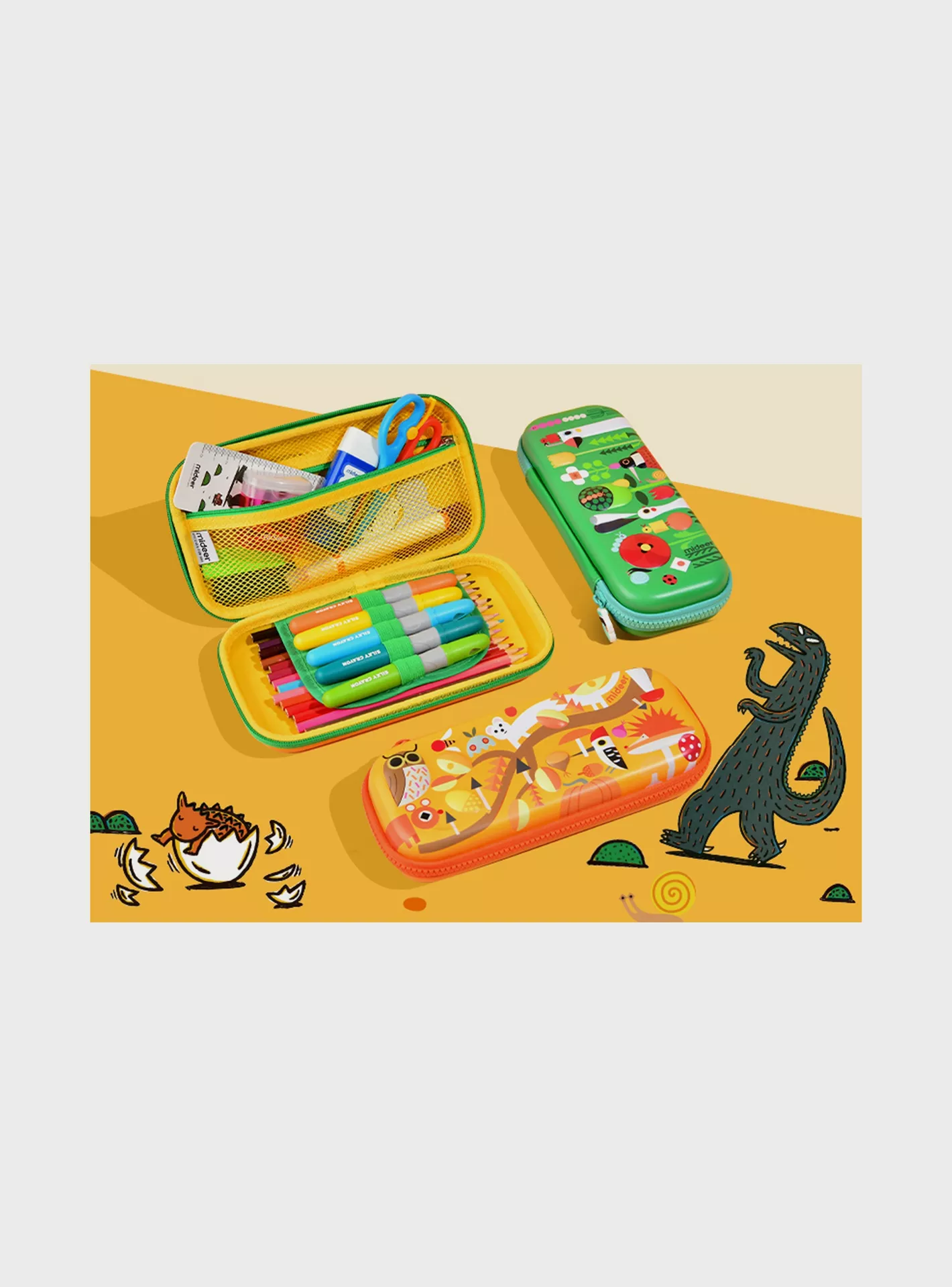 Mideer Pencil Case, Spring Garden (L)-2