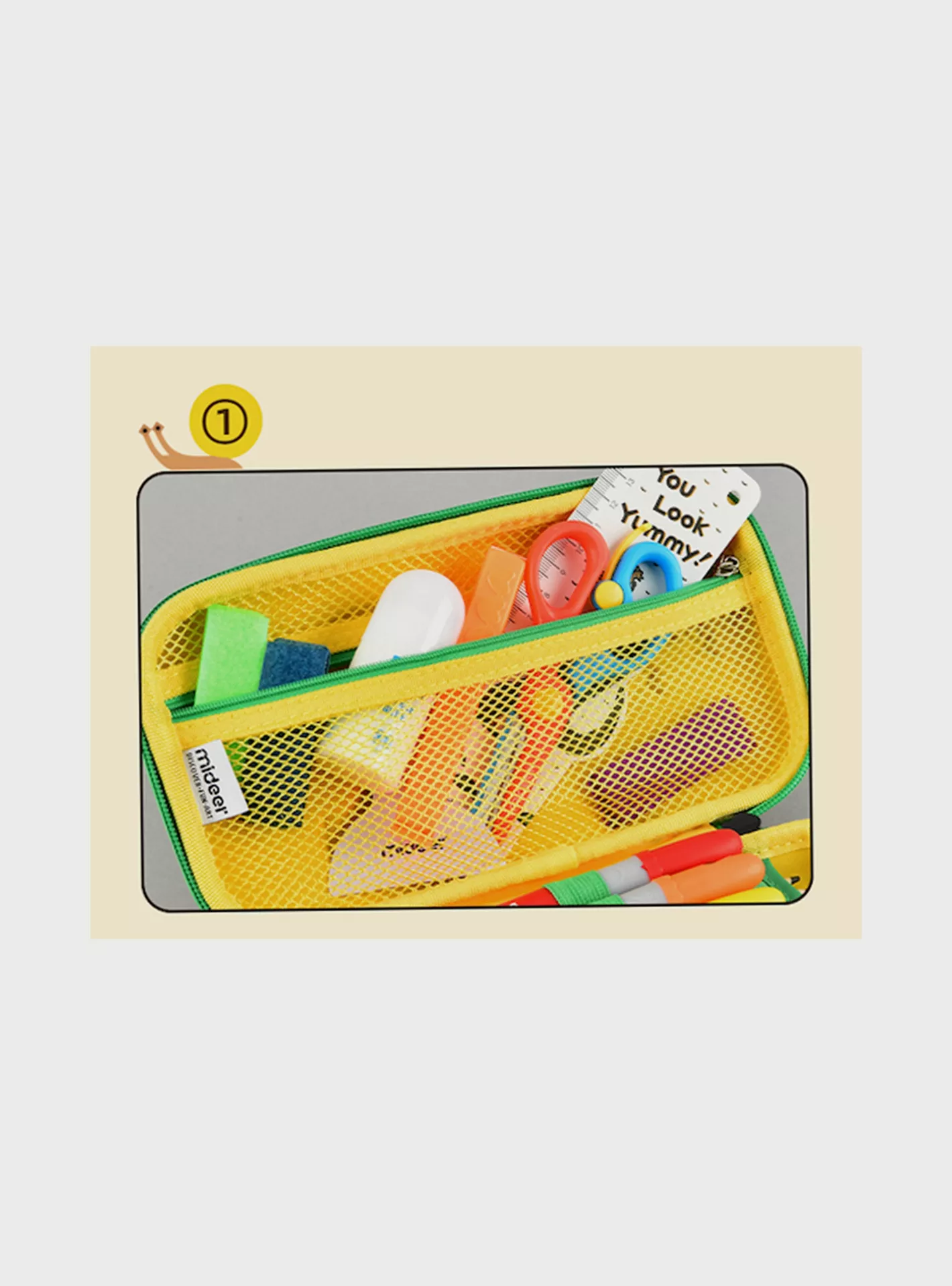 Mideer Pencil Case, Spring Garden (L)-4