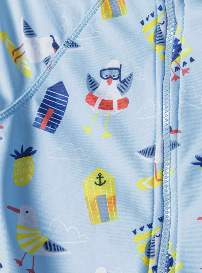 Minoti All-In-One Rash Printed Swimsuit-4